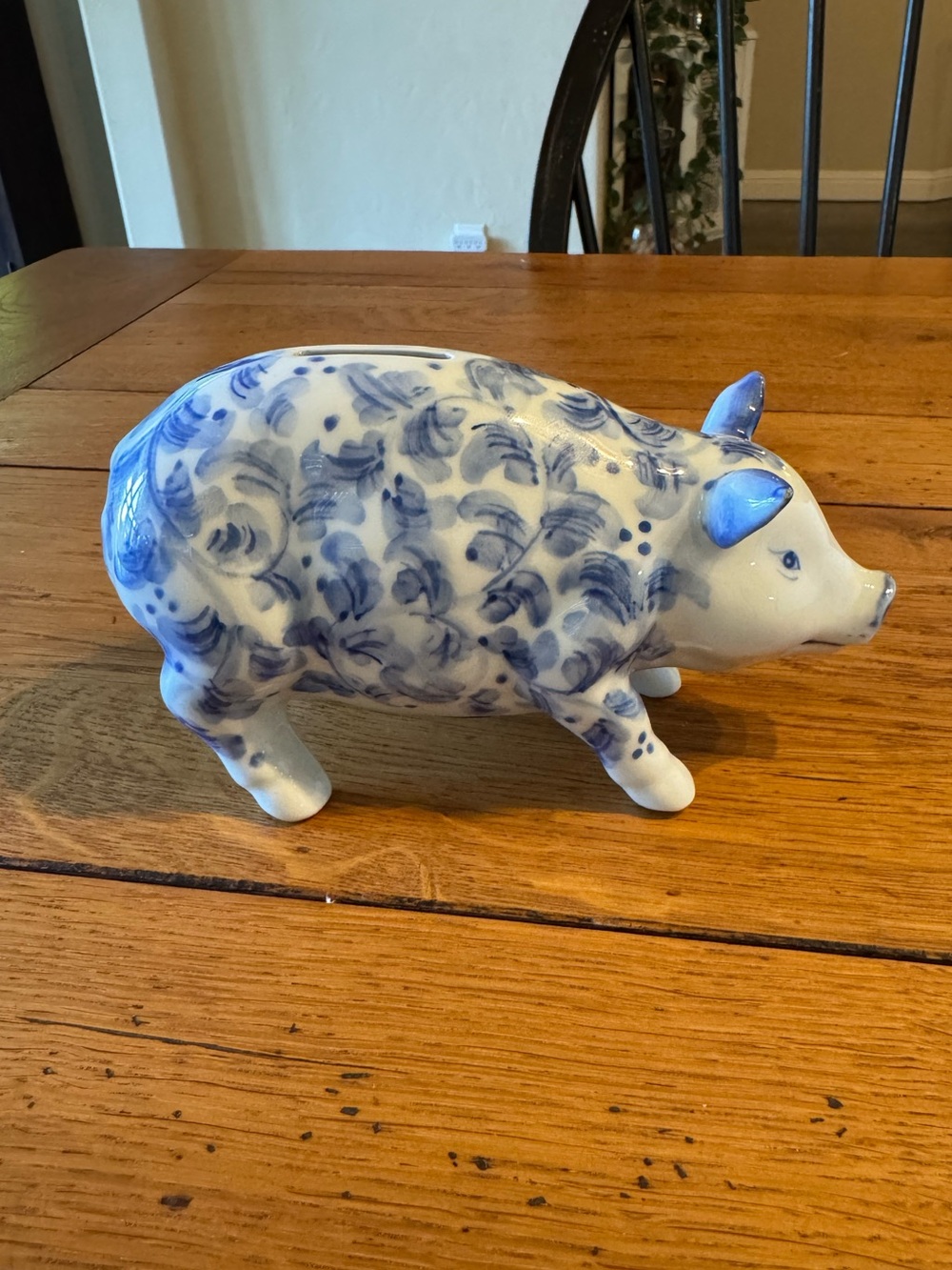 Vintage Andrea by Sadek porcelain piggy bank.